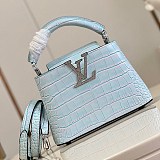 即発送 ルイヴィトン カプシーヌ MINI ハンドバッグ 偽物 vub89891