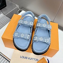 ★日本!!人気!ルイヴィトン パナマ ライン サンダル モノグラム ブルー 偽物 1A9IML ★日本!!人気!ルイヴィトン パナマ ライン サンダル モノグラム ブルー 偽物 1A9IML