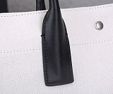 定番【サンローラン トートバッグ 偽物】リヴ・ゴーシュ コーテッドリネントートバッグ Sac89785