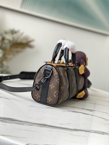 完売必至 ルイヴィトン ショルダーバッグ 偽物☆キーポル XS モノグラム バッグ モノグラム M80118