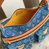 ルイヴィトン デニム 肩掛けかばん 偽 M44464