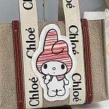 すぐ届く my melody for クロエ woody 偽物 ミディアムトートバッグ CHC23SS383J7369A CHC23SS