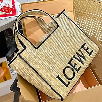 限定生産【ロエベ コピー】フォント トート スモール（ラフィア） lor62432