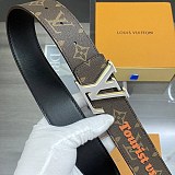 【日本未発売】ルイヴィトン スーパーコピー サンチュール・LVピラミッド 40MM リバーシブル vuy17549