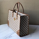 争奪戦 【セリーヌ トートバッグ 偽物】トリオンフの刺繍テキスタイル ハンドバッグ 194342CS8