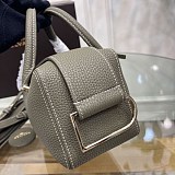 《大人気》DELVAUX 偽物◆Cool Box Mini ソフトグレインレザー製 ハンドバッグ Dee10502
