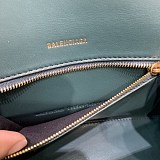 21AW新作バレンシアガ コピー クロコダイル型押し*HOURGLASS ハンドルバッグ S bar28826