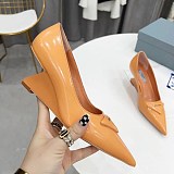 希少色 早い者勝ち♡プラダ トライアングルロゴ パンプス コピー 多色 pug46381