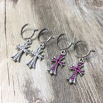【日本未発売】クロムハーツ ピアス 偽物 タイニー CHクロス フープ イアリング Kux18727 【日本未発売】クロムハーツ ピアス 偽物 タイニー CHクロス フープ イアリング Kux18727
