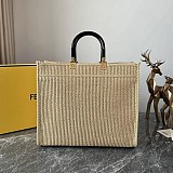 すぐ届く フェンディ ミディアム サンシャイン コピー ラフィア バッグ かご feo55720