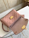 欲しい♡超限定♪ルイヴィトン ジョルジュ BB 偽物 バッグ★2way モノグラム グレインレザー ショルダーバッグ♪ローズプードル M53942