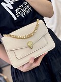 送料込【ブルガリ】新色! SERPENTI FOREVER 白 ナッパ ハンドバッグ Buy87368