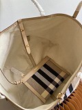 世界中で大人気♪【バーバリー トートバッグ 偽物】ミディアム　チェックキャンバス ビーチ Bal86292