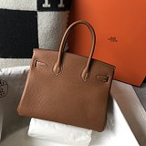 エルメス バーキン25 バーキン30 偽物 ローズゴールド金具 erg86347