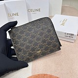 セリーヌ カードホルダー付き ジップパース 偽物 10D882EIX38SI