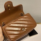 入手困難グッチ GGマーモント ミニ ショルダーバッグ 偽物 0OLFT2535