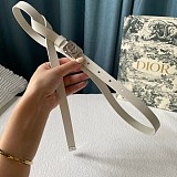 入手困難★ディオール ベルト 偽物★レディース 17㎜ レザーベルト dey84484