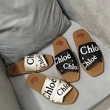 クロエ "woody"フラットミュール コピー CHC19U18808101