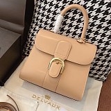 秋冬新作【デルボー コピー】ブリヨン Ivoryステッチ ミディアムハンドバッグ Der71048