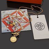 希少色【エルメス】ペンダント《アミュレット》 シルバー コイン コピー erw91083
