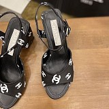 最安値挑戦シャネル サンダル コピー プリント ラムスキン she89065