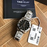 春もの新作 タグホイヤー 偽物 アクアレーサークォーツ クロノグラフ - 直径 43 mm CAY1110.BA0927