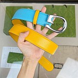 超話題!グッチ バックル ツートーン ベルト 偽物 guq19512