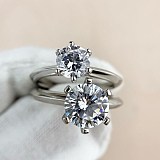 可愛い 【Twiceサナさん着用】ティファニー Soleste 婚約指輪 リング Til20621