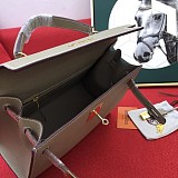 エルメス ケリー 28 コピーエトゥープ ハンドバッグhe26002