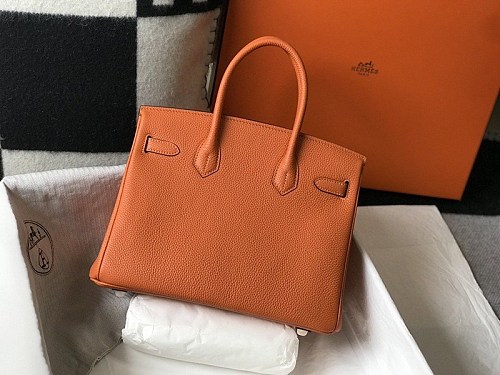 【日本未発売】エルメス バーキン25 バーキン30偽物 ローズゴールド金具 erl14913