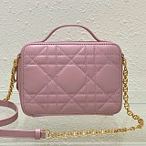 ディオール CARO ダブルポケット 偽物 ショルダーバッグ dez34061