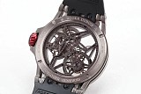 人気急上昇ロジェデュブイ 偽物 エクスカリバー スパイダー チタン 45MM roj01000