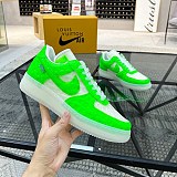 ルイヴィトン × ナイキ エアフォース1 コピー ロー バイ ヴァージル・アブロー "グリーン/ホワイト" nah59061