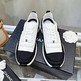 日本未入荷シャネル 偽物 CC ロゴ ニット スニーカー shc67497