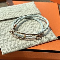 新色☆希少エルメス ブレスレット 偽物 ブルー男女OK erh25780 新色☆希少エルメス ブレスレット 偽物 ブルー男女OK erh25780