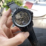 累積売上総額第１位！ロジェデュブイ エクスカリバー コピー スパイダー ピレリ ブラック DLC チタン 46MM roh40828