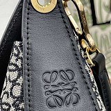 可愛い ロエベ ルナバッグ アナグラム 偽物ジャカード＆クラシック カーフ【人気商品】 los20011
