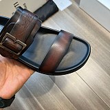 ベルルッティ 偽物 シフノス スクリットレザー サンダル beh54005