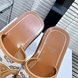 【セリーヌ】トリオンフ レザー ミュール サンダル コピー【人気商品】 Ced13862