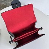 ルイヴィトン ドーフィーヌMINI 偽物 ショルダーバッグ モノグラム 赤 2サイズ vum42972