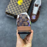 ルイヴィトン × ナイキ 偽物 エアフォース1 ロー バイ ヴァージル・アブロー ブラウン vua94106