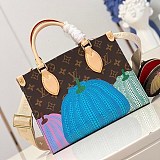 追跡付き 安いルイヴィトン ×草間彌生 オンザゴー PM 偽物 ハンドバッグ M46467