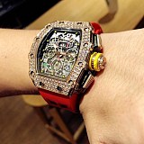 目を惹くリシャール・ミル F1レース シースルーバックコピー 自動巻き rib74106