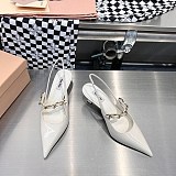 お洒落に♪ミュウミュウ 偽物 パンプス ヒール5.5cm myz86130