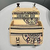 春もの新作ディオールキャンプ 偽物 スモールバッグ ディオール ユニオン ジュートキャンバス der62628