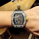 人気 リシャール・ミル F1レース シースルーバック 自動巻き riy24589