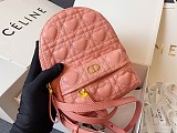 新作限定 ディオール バックパック偽物 カナージュ レザー ミニリュック den57812