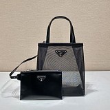 人気急上昇 プラダ スモール スパンコール メッシュ トートバッグ コピー pug95397