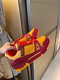 完売前に！ルイヴィトン LV トレイナーライン スーパーコピー スニーカー 橙 1A8WE1