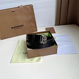 バーバリー 偽物 パーフォレーテッド モノグラム レザーベルト 80548701